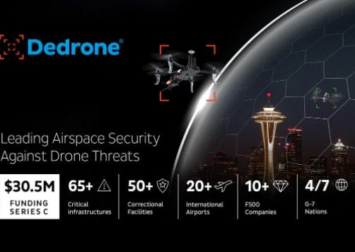 美國(guó)Dedrone公司獲3000萬(wàn)美元投資，加速無(wú)人機(jī)檢測(cè)技術(shù)開(kāi)發(fā)